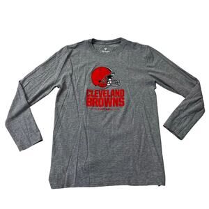 NFL Fanatics Men's MD Cleveland Browns Football Long Sleeve Graphic T-shirt